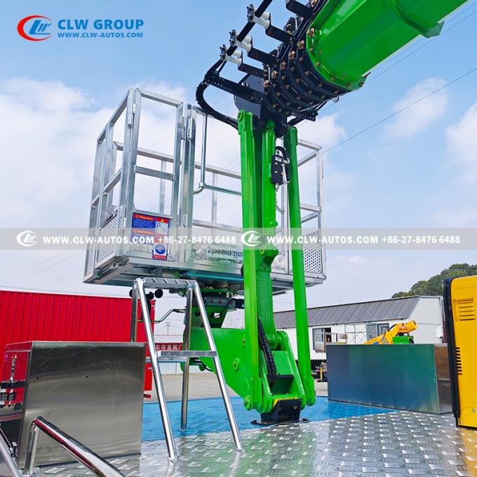 ISUZU 4Ã4 Telescopic Cherry Picker Truck safety features