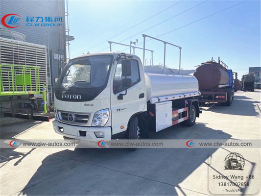 LHD / RHD Foton Aumark 4x2 5m3 Fuel Oil Delivery Truck