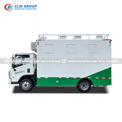 Foton Linghang M5 Mobile Kitchen Truck with China National VI Emission Standards 150 HP Diesel Engine and Fully-Equipped Kitchen