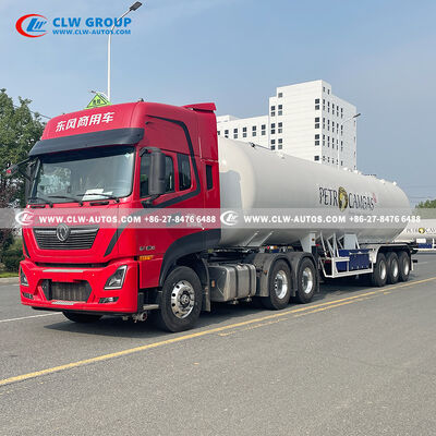 25 Ton Capacity LPG Tank Trailer with Q345R Steel Construction and Tri-Axle Heavy-Duty Chassis