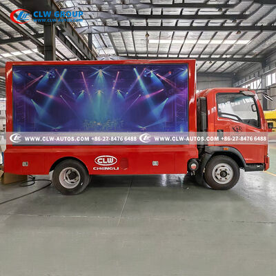 HOWO P3 LED Mobile Advertising Truck with P4 LED Display, 15KW Diesel Generator, and Flexible Content Management