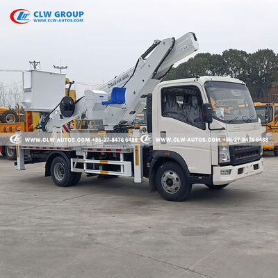 HOWO 21m Aerial Work Platform with 360-Degree Rotation and 200kg Load Capacity for High-Reach Applications