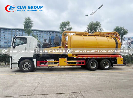 Isuzu 6x4 Sewer Cleaning Truck with 20 m³ Tank Capacity and Cold-Weather Resilience for Municipal Sanitation