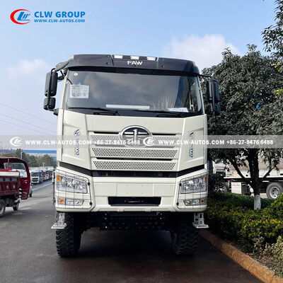 FAW J6P 6x6 All-Wheel Drive Fuel Tanker Truck with 25,000 Liter Dual-Compartment Tank and 390HP Turbocharged Diesel Engine