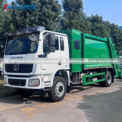 Shacman L3000 4×2 Compactor Garbage Truck with 210 HP Engine, Integrated Crew Cabin, and High Compression Performance