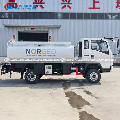 SINOTRUK HOWO 4x4 All-Wheel Drive Mobile Refueling Truck with 5,000L Carbon Steel Tank