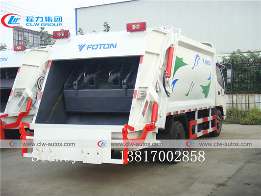 Foton Ollin 8cbm 4X2 Compactor Garbage Truck For City Trash Collection